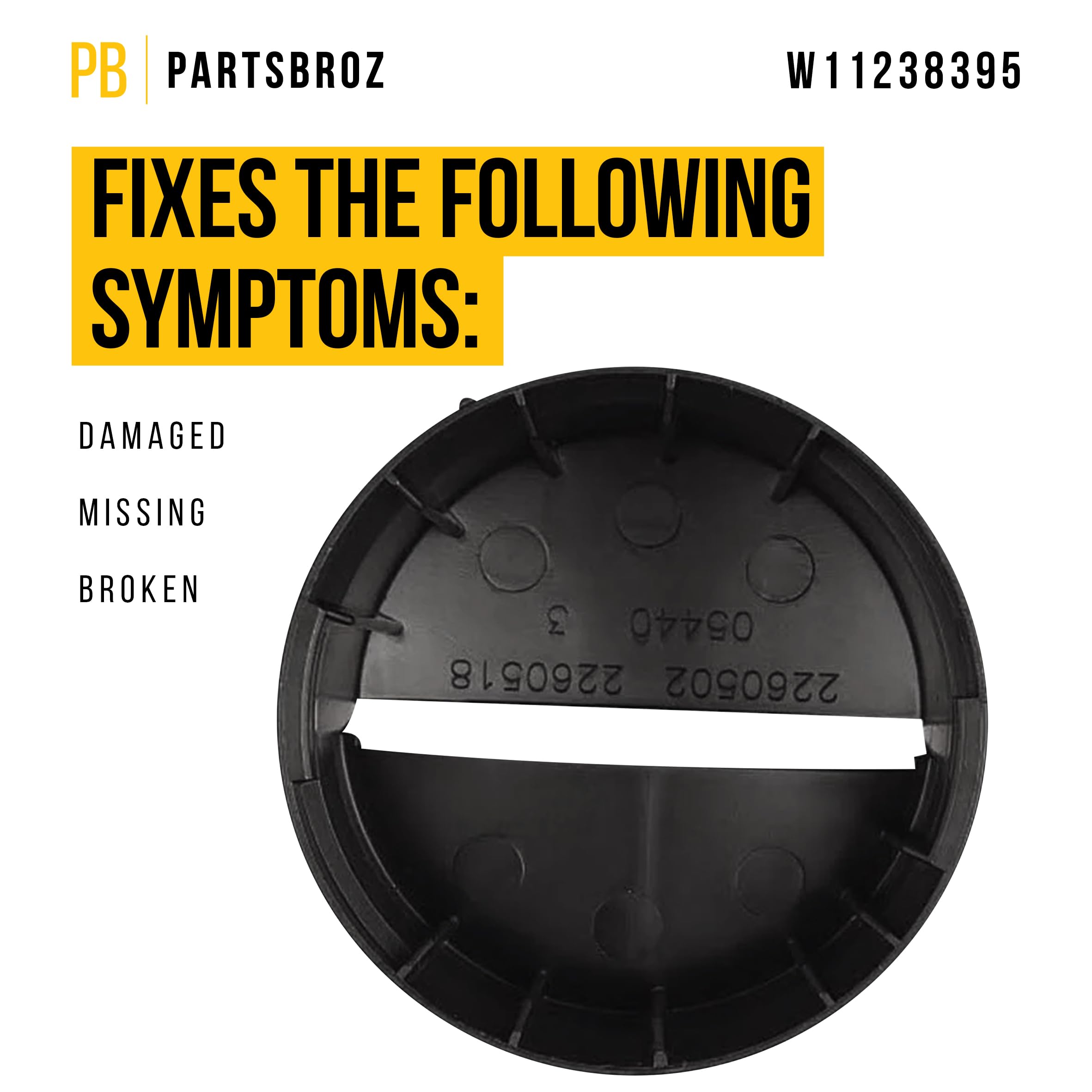 Amazon.com: PartsBroz W11238395 Cap-Filter - Compatible with